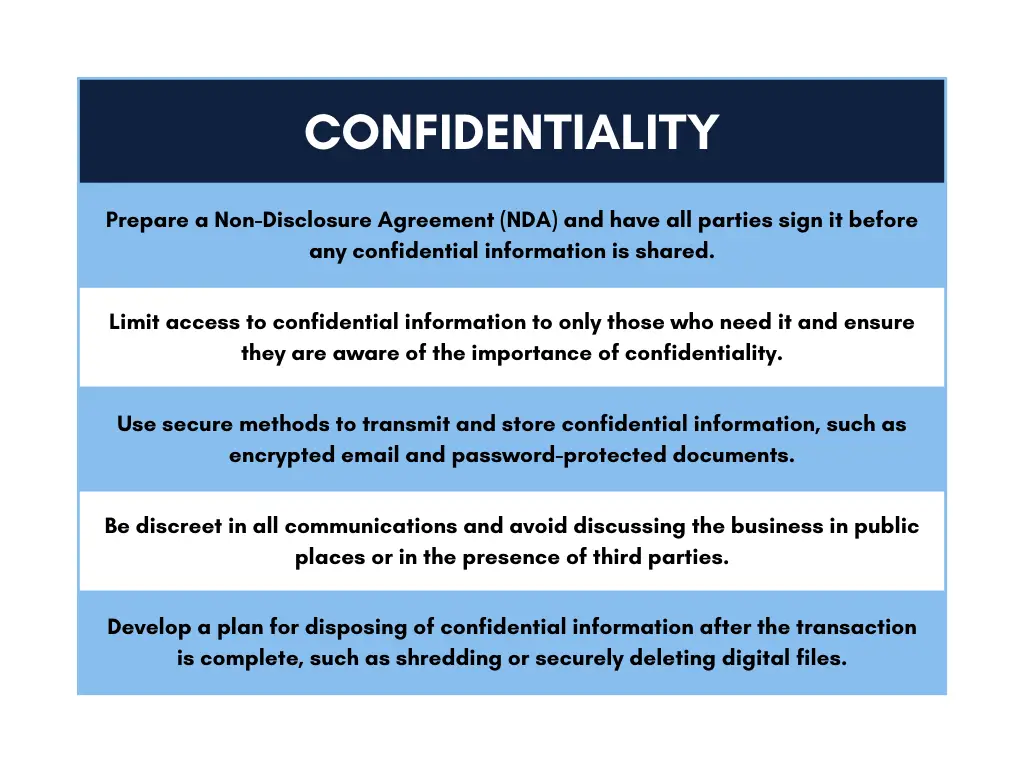 Confidentiality Agreement between Business Broker and client