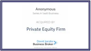 Anonymous tombstone for venture-backed SaaS exit involving services carve-out