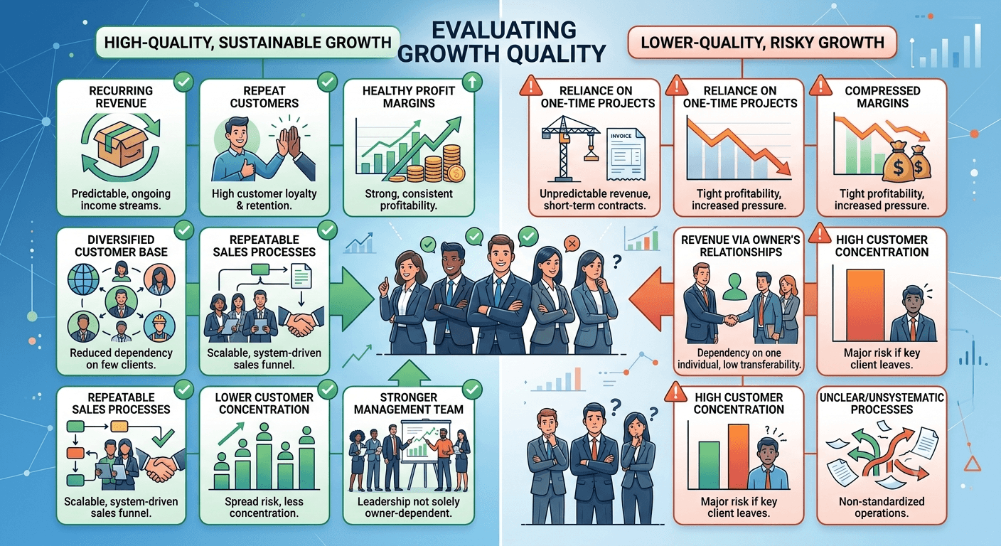 Evaluating growth quality